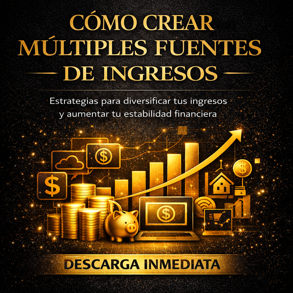 Múltiples Fuentes de Ingresos: Cómo generar dinero extra y ganar online