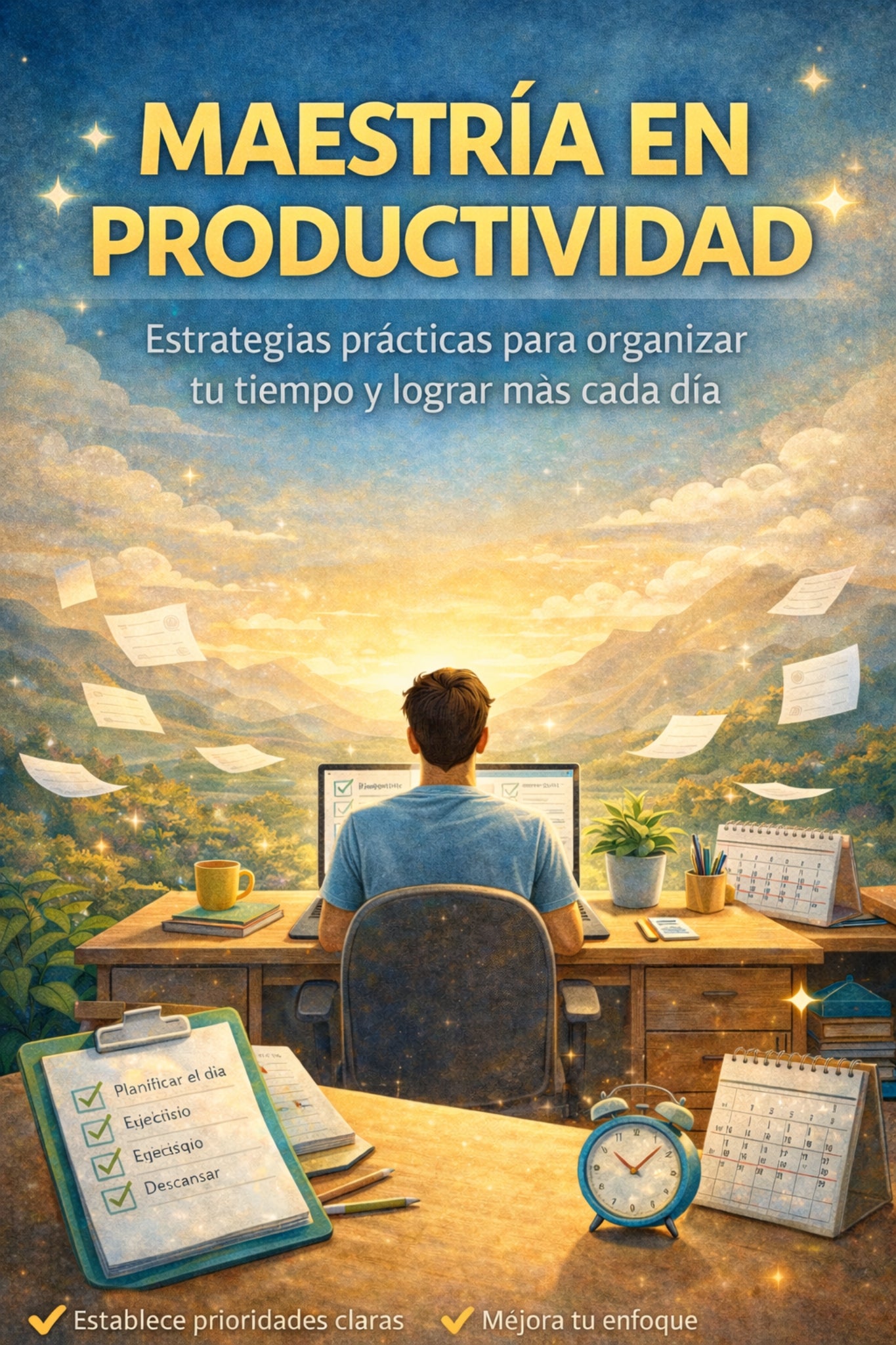 Cómo ser más productivo y organizar tu día sin estrés (guía práctica paso a paso)
