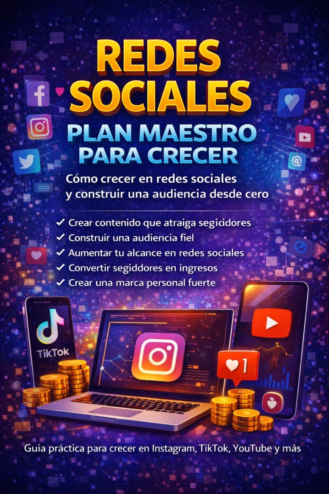 Crece en redes sociales y gana dinero desde cero (sin experiencia)